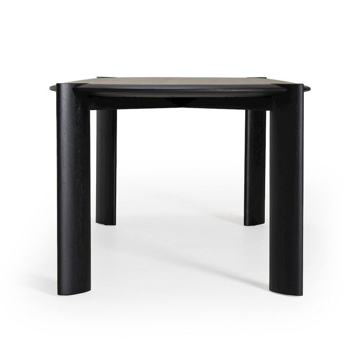Modrest Steven - Modern Black Oval Dining Table