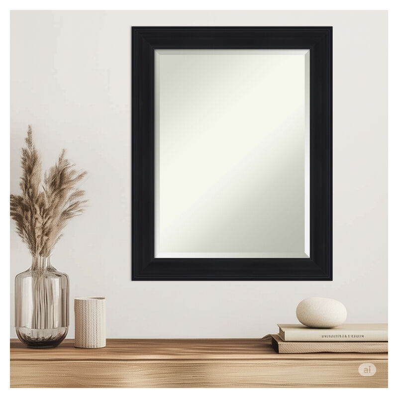 Abbey Black Beveled Framed Wall Mirror image number 7