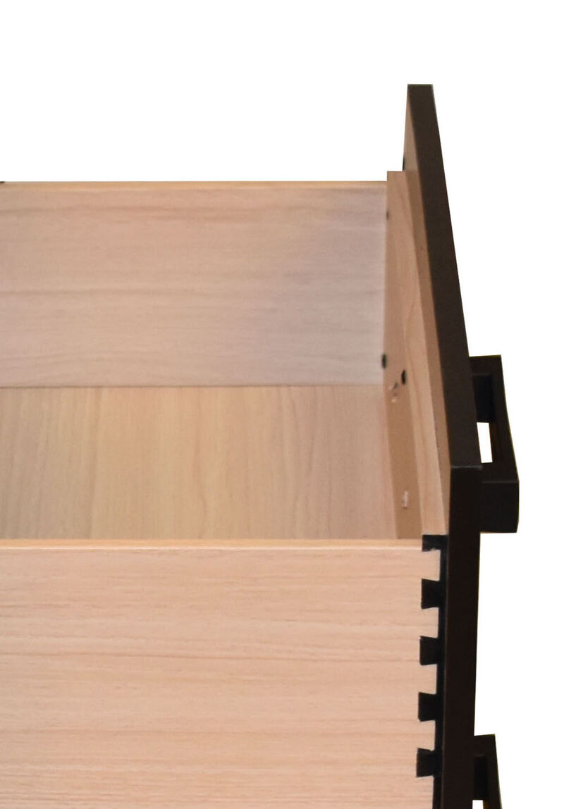 Streamdale Sierra Contemporary Style 2Drawer Nightstand Made With Wood In Gray