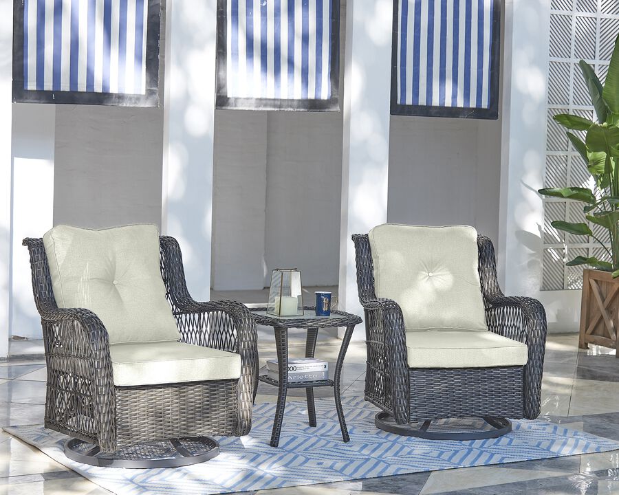 Fruttuo Cream Patio Set