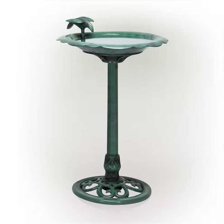 Outdoor Garden Bird Bath – Weatherproof Polypropylene Bowl Design