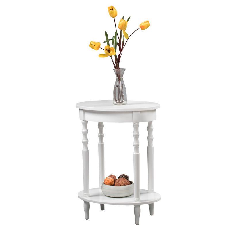 Convience Concept, Inc. Classic Accents Brandi Oval End Table with Shelf