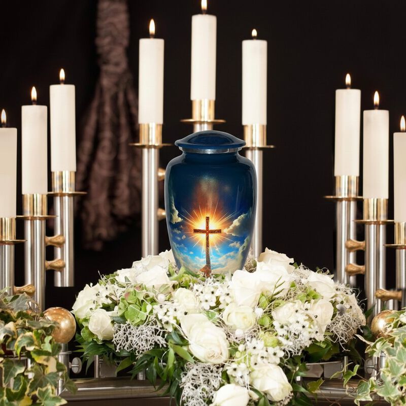 Cross memorial urn image number 6