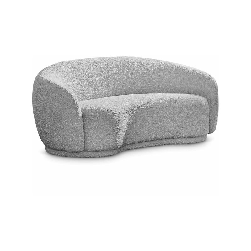 Meridian Furniture Hyde Boucle Fabric Loveseat