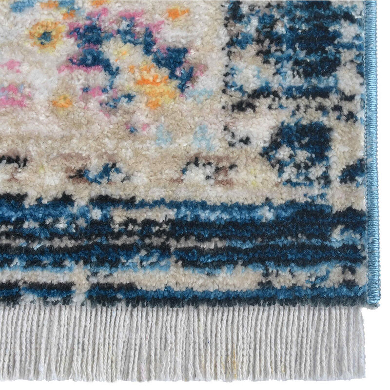 RUGSOTIC CARPETS MACHINE MADE POLYESTER AREA RUGS  - Rectangle Shape, Classic Oriental Traditional  Design, Low Pile Machine Made Area Rugs (M00109) image number 4