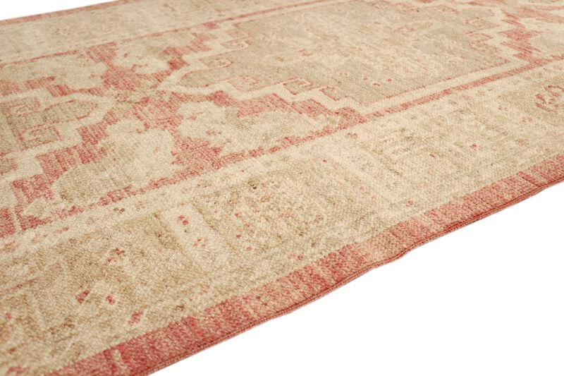 Pasargad Home Turkish Oushak Hand-Knotted Wool Runner- 2'11" X 12' 9" image number 3