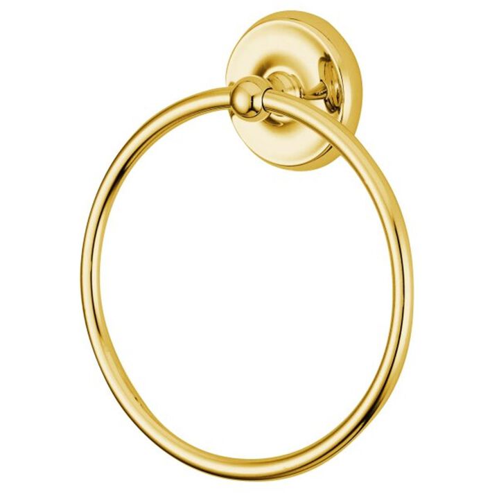 Kingston Brass  Classic 6 Inch Towel Ring  Polished Brass