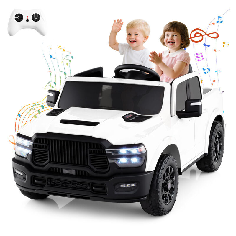 2 Seater Electric Ride On Truck for Big Kids with Remote and Music for Backyard image number 3