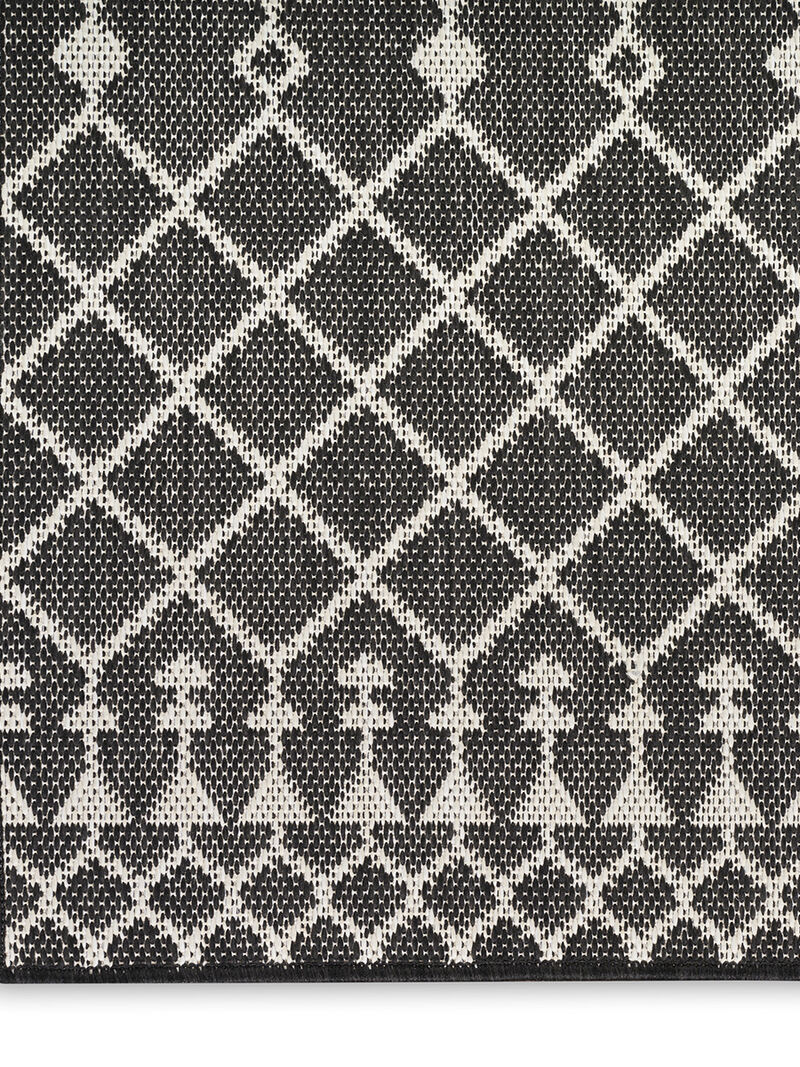 Positano POS02 Black 5' x 7' Rug