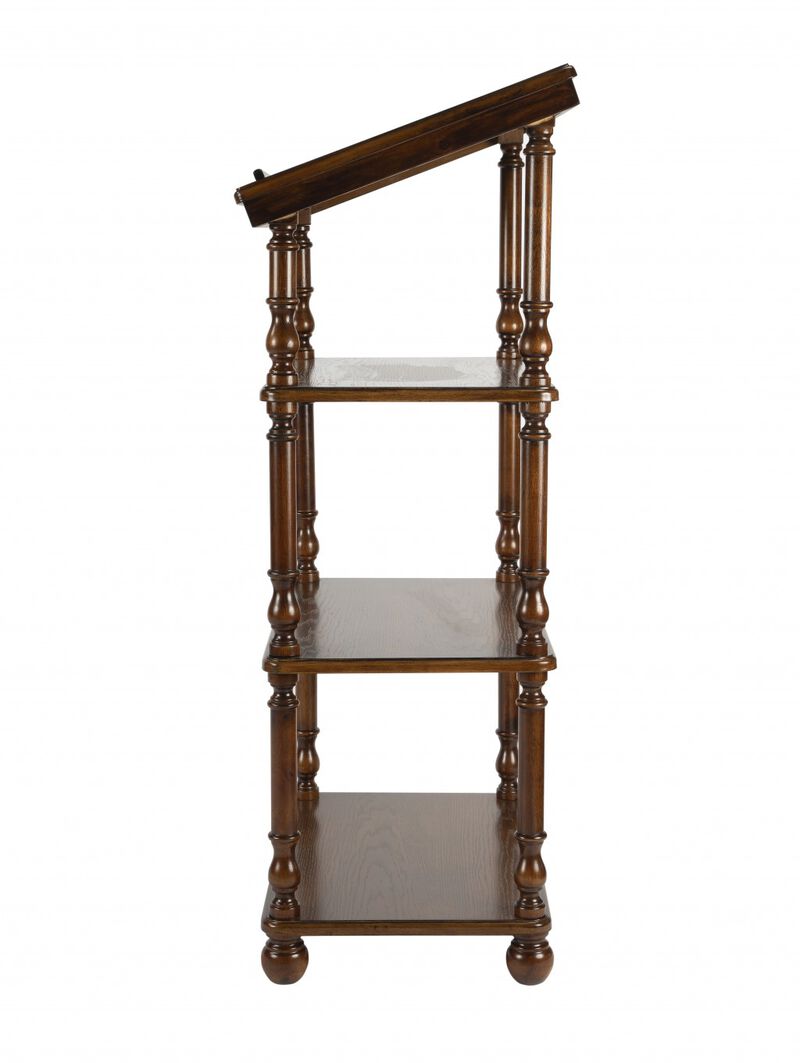HomeRoots 24" Brown Standing Desk image number 2