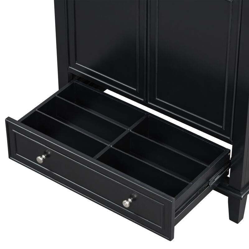 Merax Bathroom Vanity Base (No Sink) Multi-Functional Cabinet with Doors & Drawer