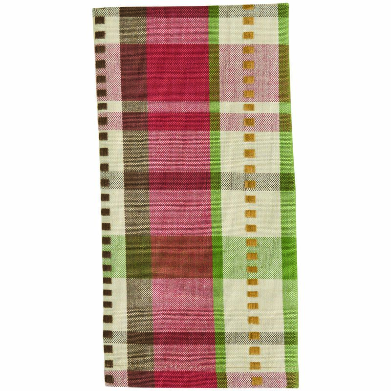 Split P Bentley Plaid Brown Napkin Set of 4 image number 1