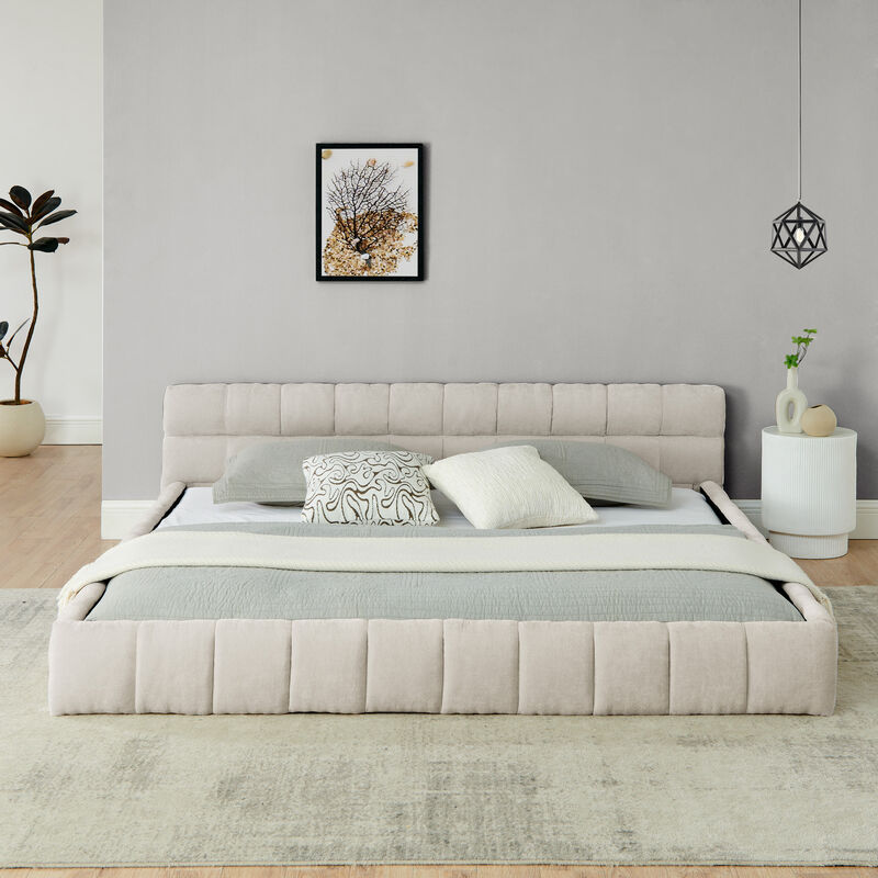 Sarfum Upholstered Bed Frame image number 2
