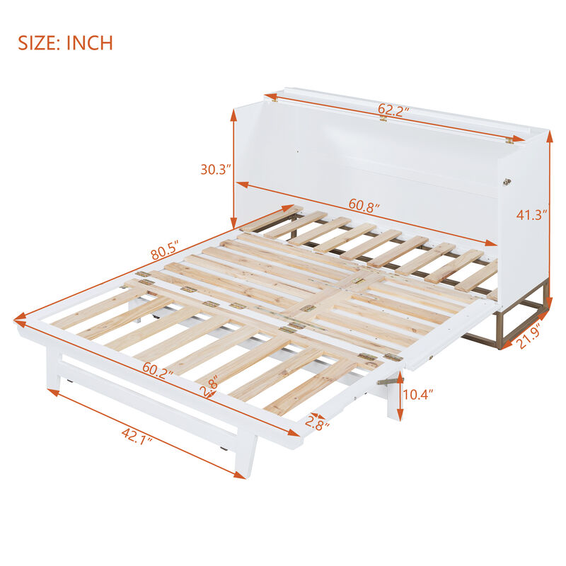 Merax Murphy Bed Cabinet for Bedroom image number 9