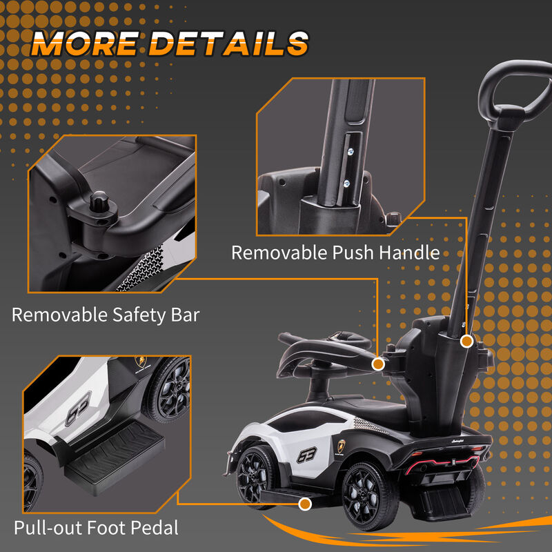 BreeBe Toddler Push Car, Lamborghini Stroller Walking Car image number 7