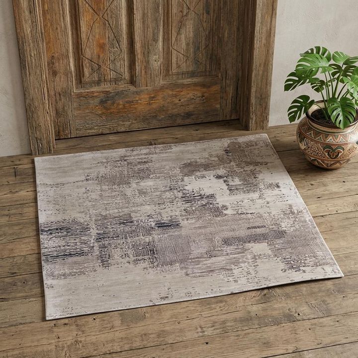 Abstract Hand Tufted Area Rug