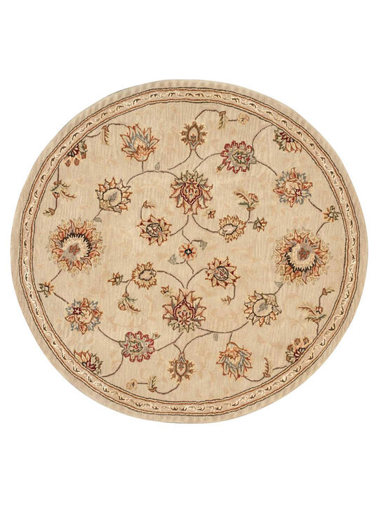Nourison 2000 2360 Beige 4' x Round Rug