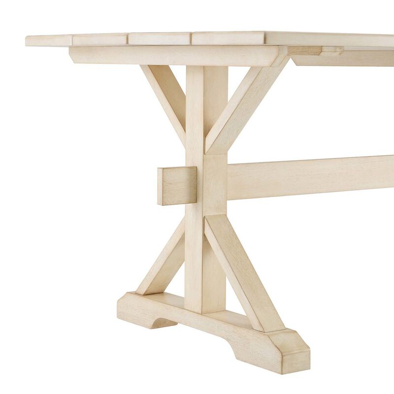 Windchime 71" Wood Dining Table image number 5