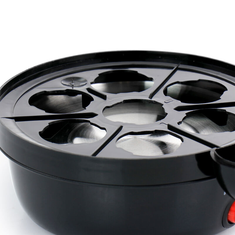 Better Chef 7-Egg Electric Egg Cooker in Black