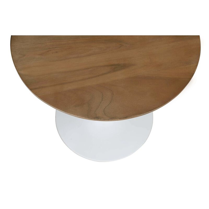 Jofran Remy Solid Wood and Iron Modern Pedestal Accent Tables (Set of 2)