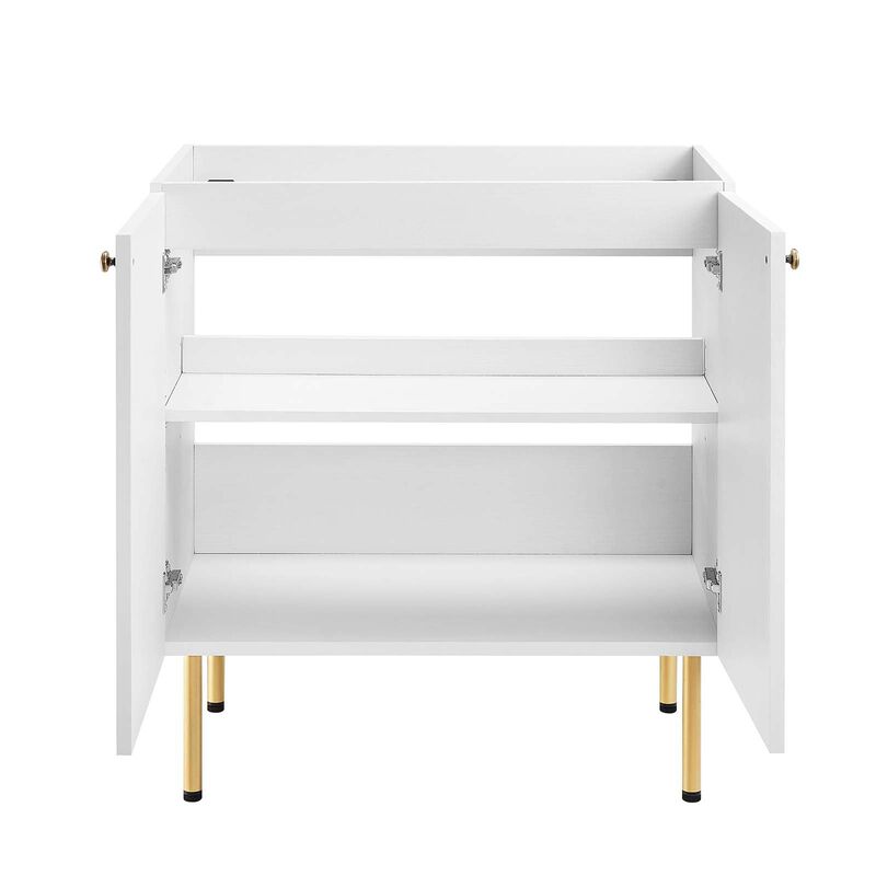 Modway Chaucer 30&rdquo; Bathroom Vanity Cabinet in White (Sink Basin Not Included), 30 Inches image number 6