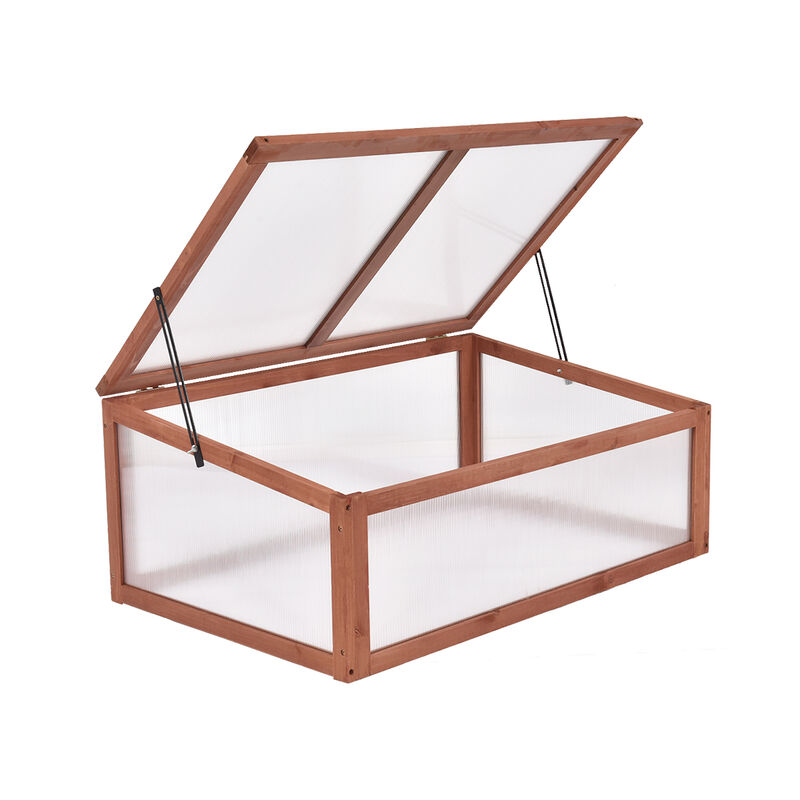 Outdoor Indoor Garden Portable Wooden Greenhouse image number 0