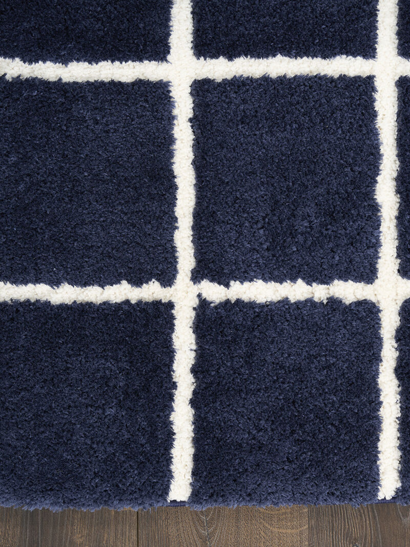 West End Ave WTE01 Navy/Ivory 9' x 12' Rug