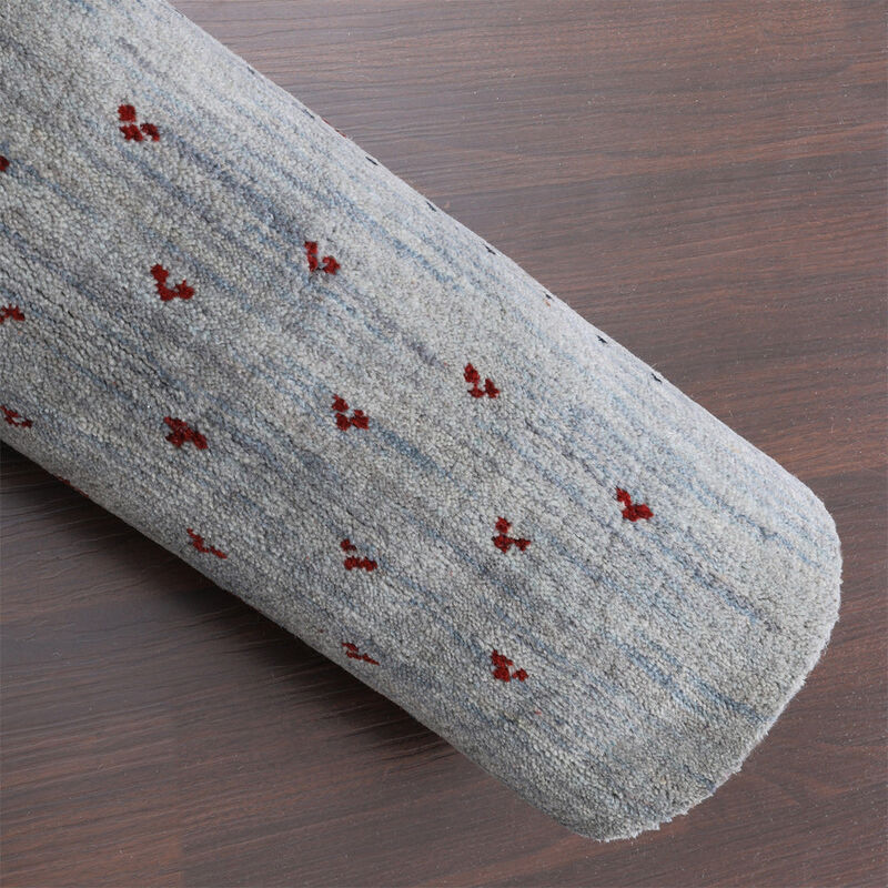 RUGSOTIC CARPETS HAND KNOTTED LOOM WOOL ECO-FRIENDLY AREA RUGS  - Rectangle, Contemporary Modern Design, High Pile Handmade Anti Skid Rugs for Living Room (L00585) image number 6