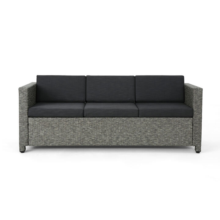 Merax Outdoor Patio 3 Seats Sofa