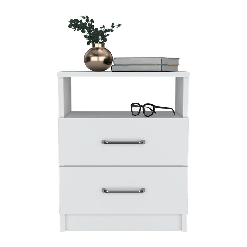 Streamdale Nightstand Olienza, Two Drawers, One Shelf, Finish image number 8