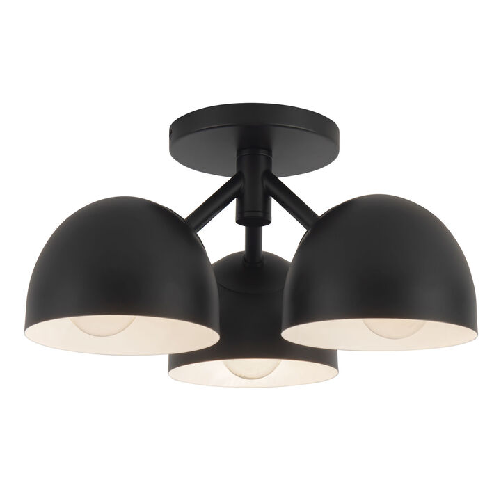Fosso 13 in Semi Flush Mount