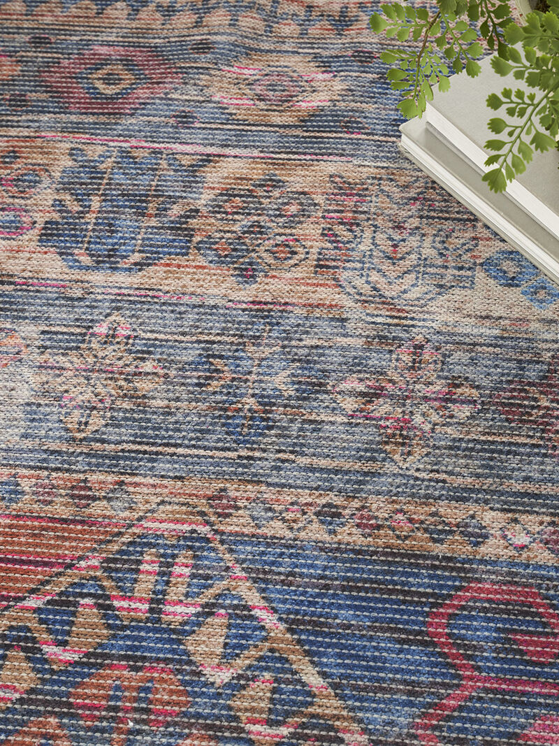 Machine Washable Series 1 SR106 Multicolor 4' x 6' Rug