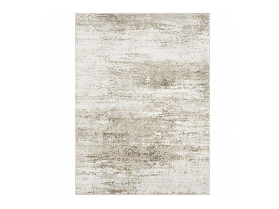 Beige Abstract Washable Area Rug 8 by 10 Non Slip Modern Living Room Rug