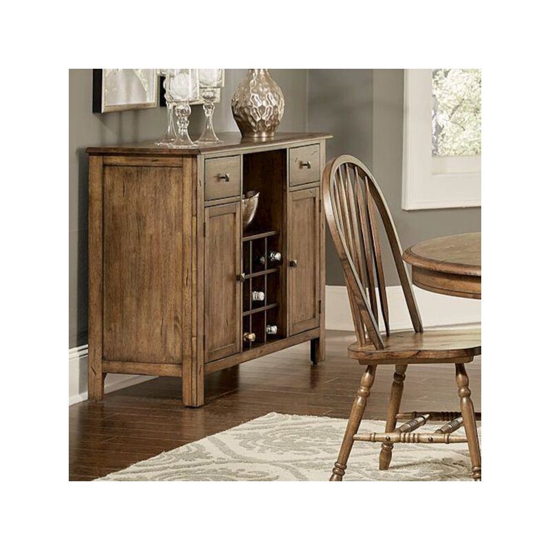 Liberty Furniture Carolina Crossing Server in Antique Honey image number 4