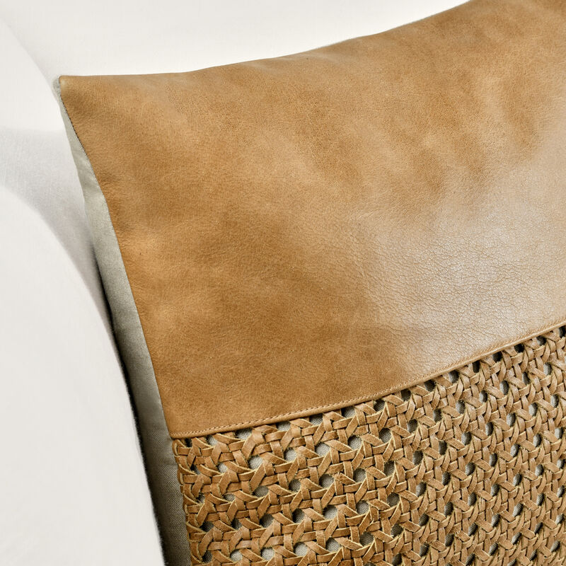 Toscano Leather Pillow