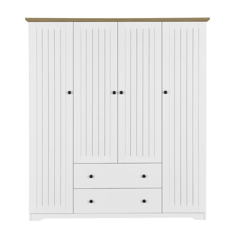 Wamdra Farmhouse Armoire Wardrobe image number 0