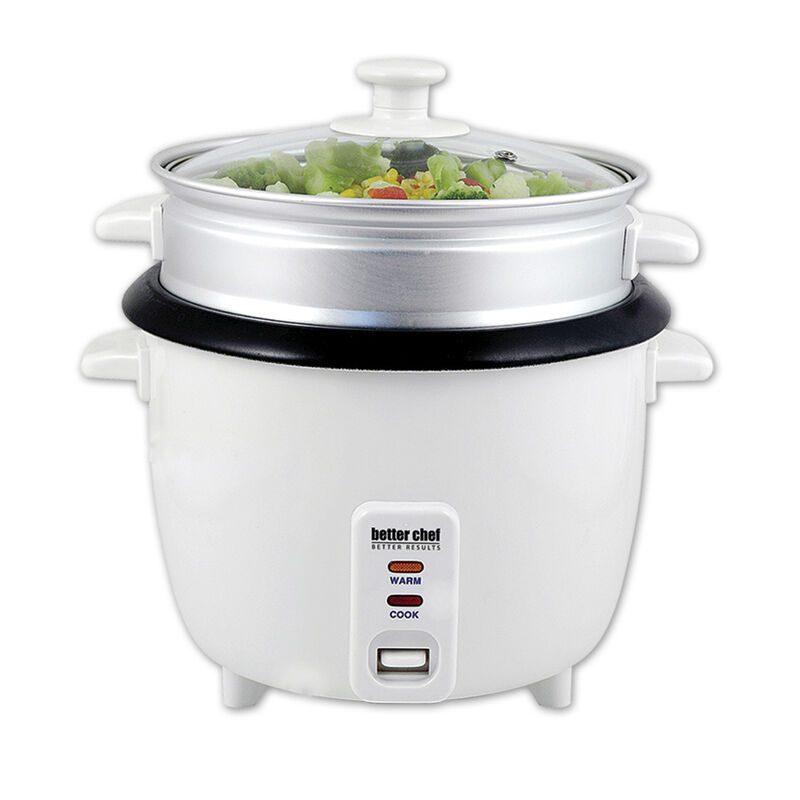 Better Chef 5-Cup Rice Cooker with Food Steamer image number 1