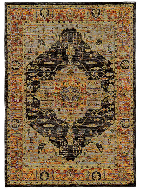 Andorra 3'3" x 5'2" Gold Rug