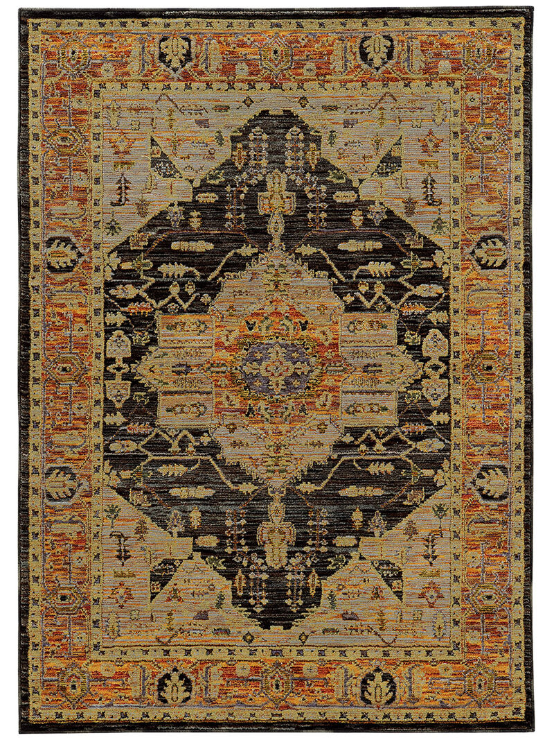 Andorra 3'3" x 5'2" Gold Rug