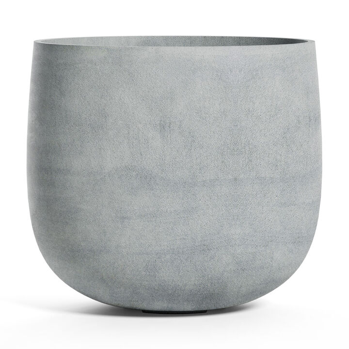 COSAPOTS Mondo Large Planter - Fiberglass Indoor/Outdoor and Weather-Resistant Round Planter