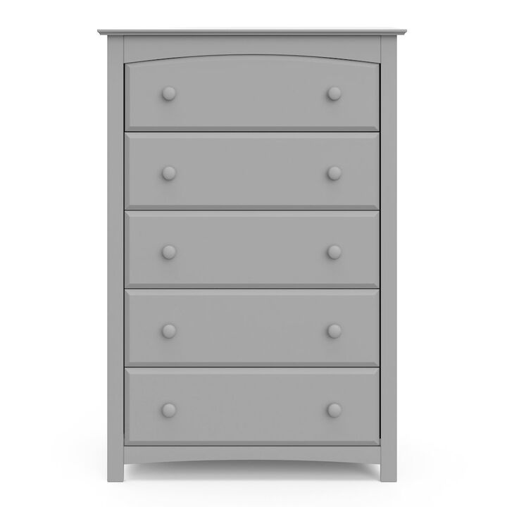 Storkcraft Kenton 5 Drawer Universal Dresser - Pebble Gray