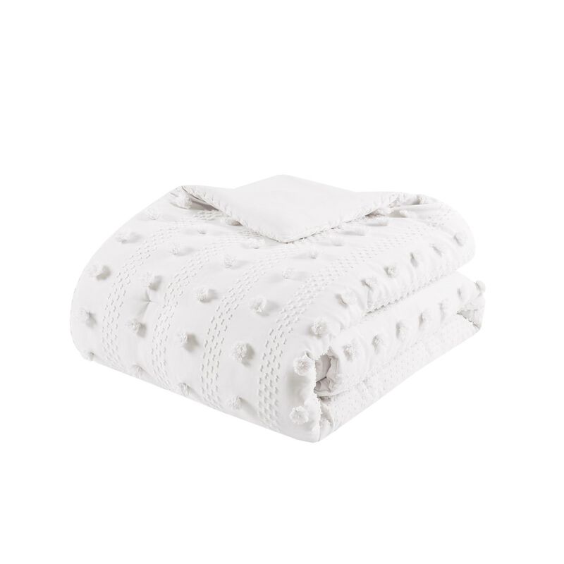 Gracie Mills Carmen Elegant Clip Jacquard Comforter Set