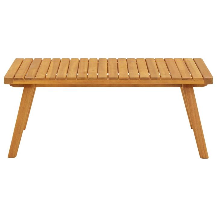 Garden Coffee Table Golden brown Solid acacia wood