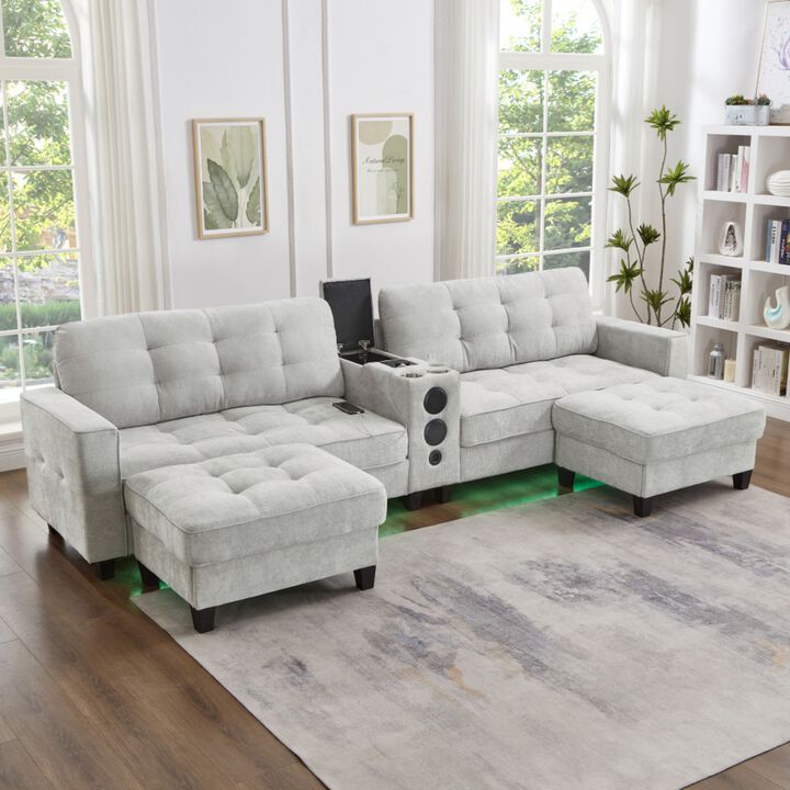 Jednel U-shaped Sectional Sofa