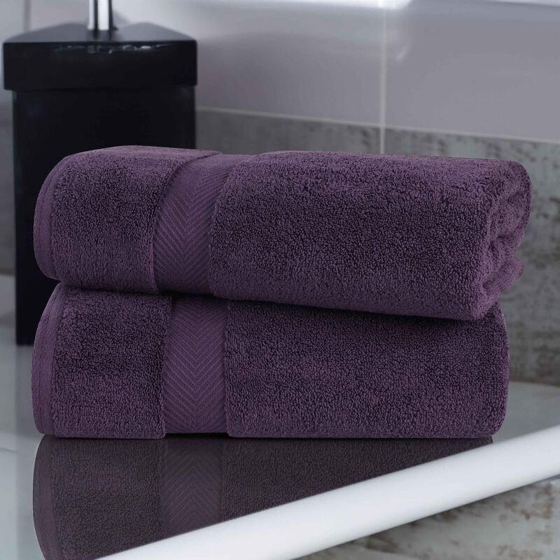 2-Piece Combed Cotton Bath Sheet Set &ndash; Smart-Dry, Plush & Quick-Drying image number 1
