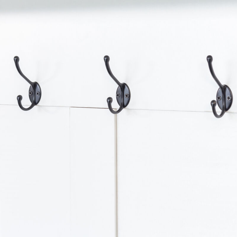 Merax Farmhouse Hall Tree with Storage Bench