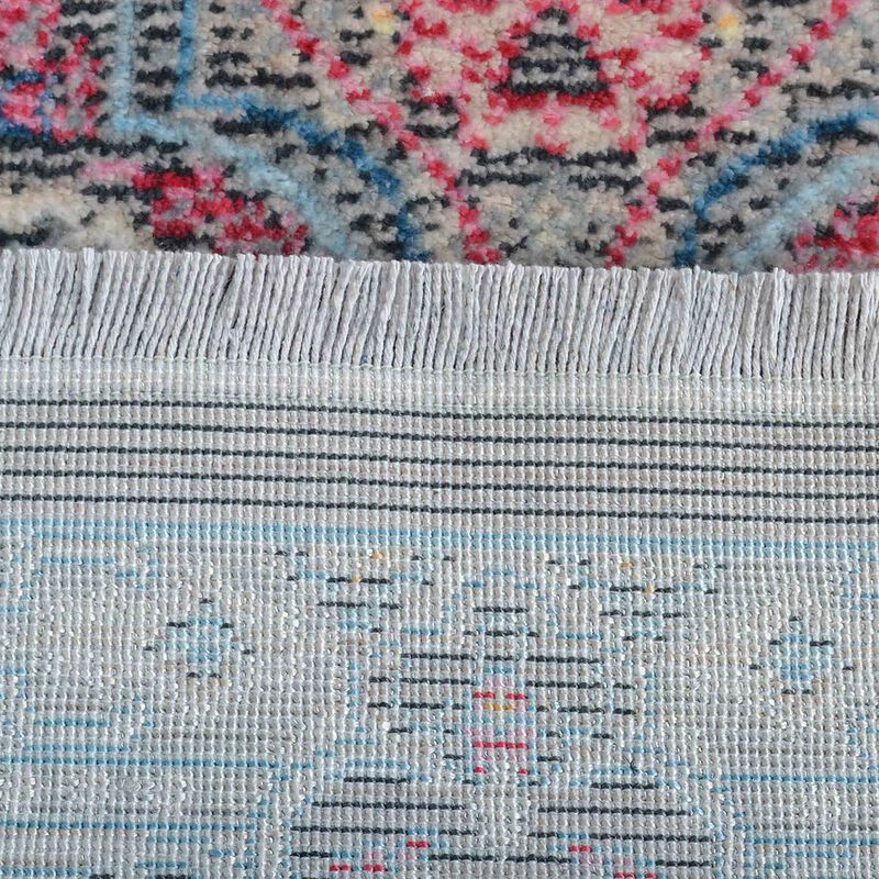 RUGSOTIC CARPETS MACHINE MADE POLYESTER AREA RUGS  - Rectangle Shape, Classic Oriental Traditional  Design, Low Pile Machine Made Area Rugs (M00106) image number 8