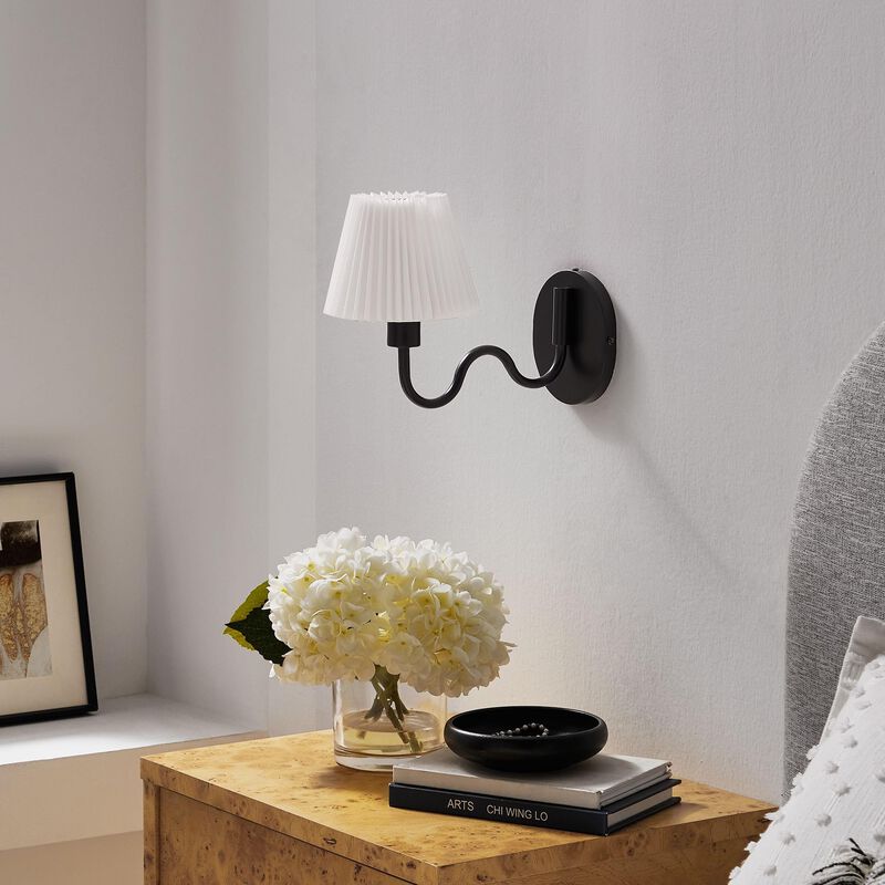 Wave Squiggle Arm Wall Sconce image number 6