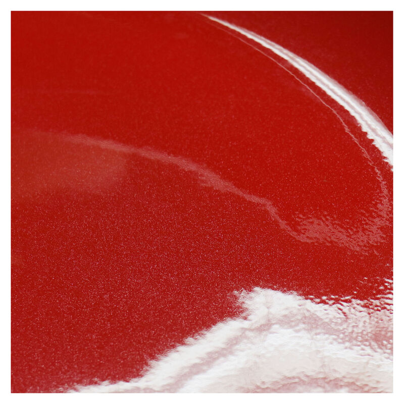 Elama 2 Piece Retro Adjustable Bar Stool in Red with Chrome Base