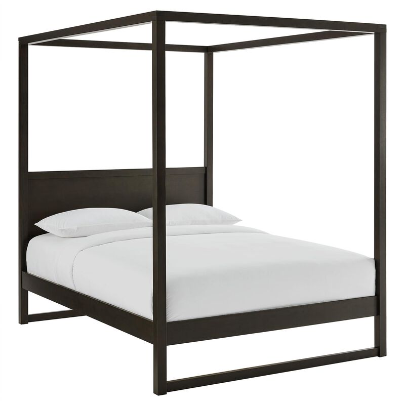 Modway Alva King Wood Canopy Platform Bed image number 5